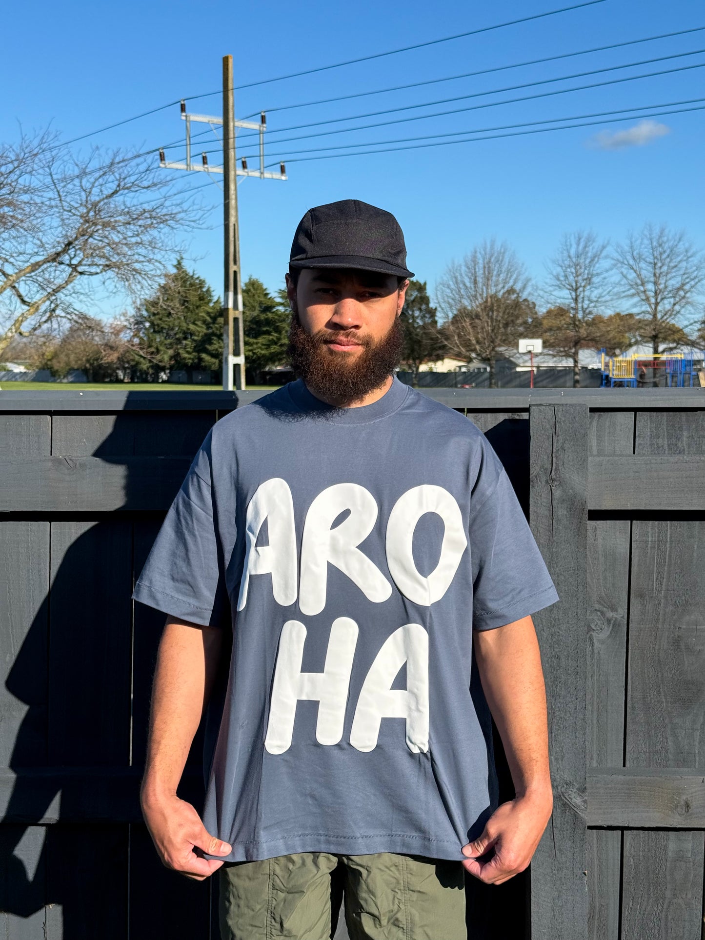 Adults Bubble Print Āio & Aroha Tee