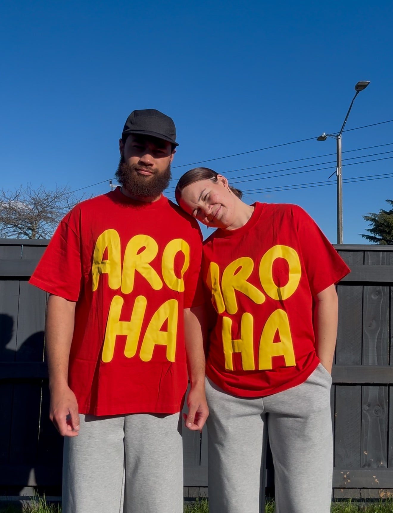 Adults Bubble Print Āio & Aroha Tee