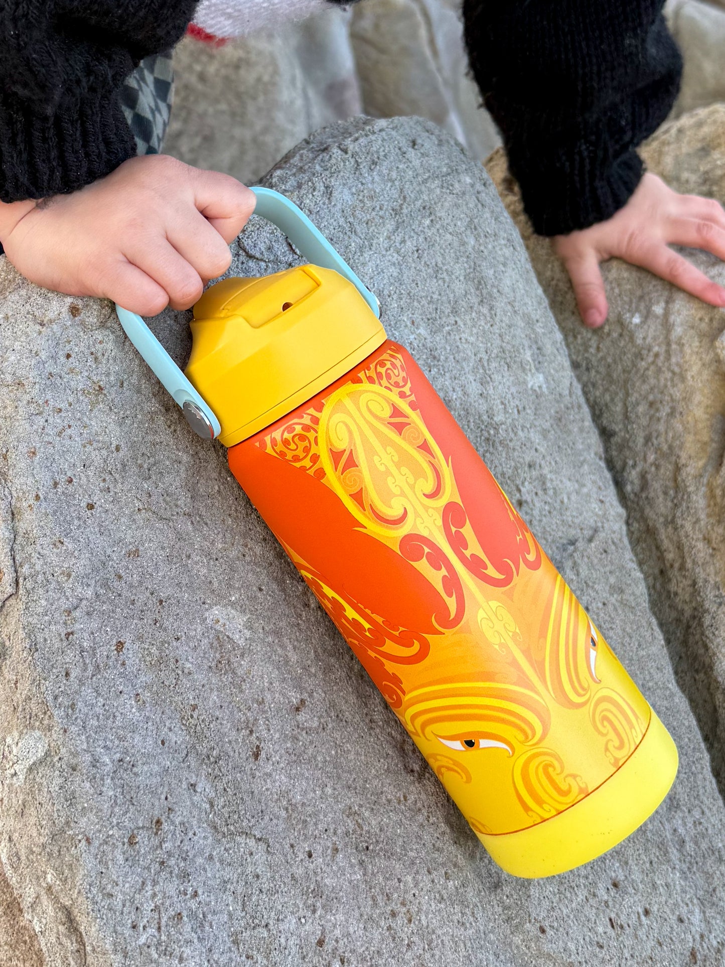 Tuakana Tamanuiterā Stainless Steel Kids Drink Bottle