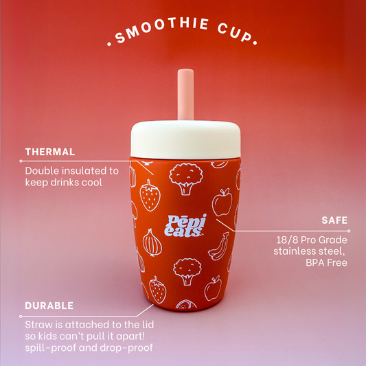 Pēpi Eats Stainless Steel Smoothie Cup