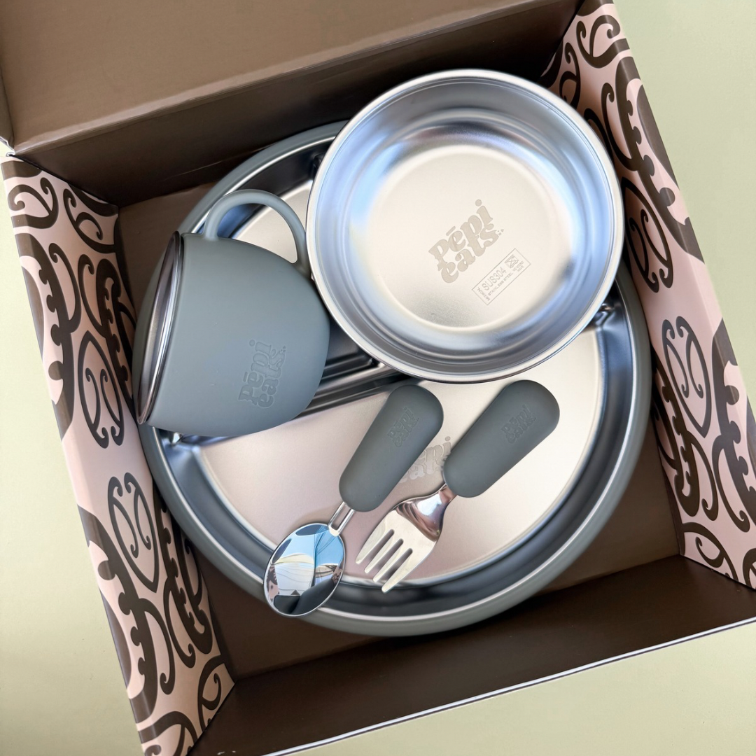 Taiao Stainless Steel Feeding set